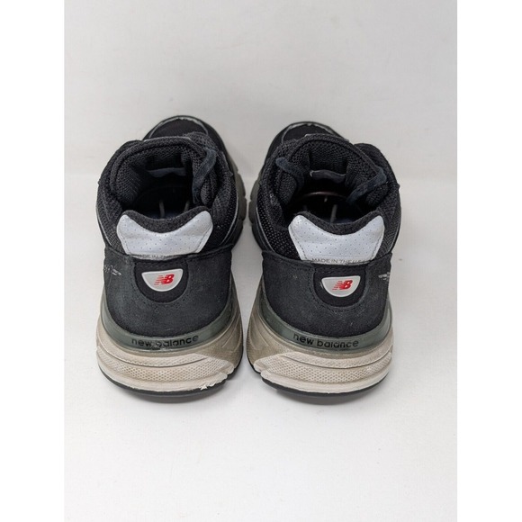New Balance Women's 990 V4 Black Suede Shoe Sneaker Made in USA Size 10D W990BK4 - Picture 6 of 9